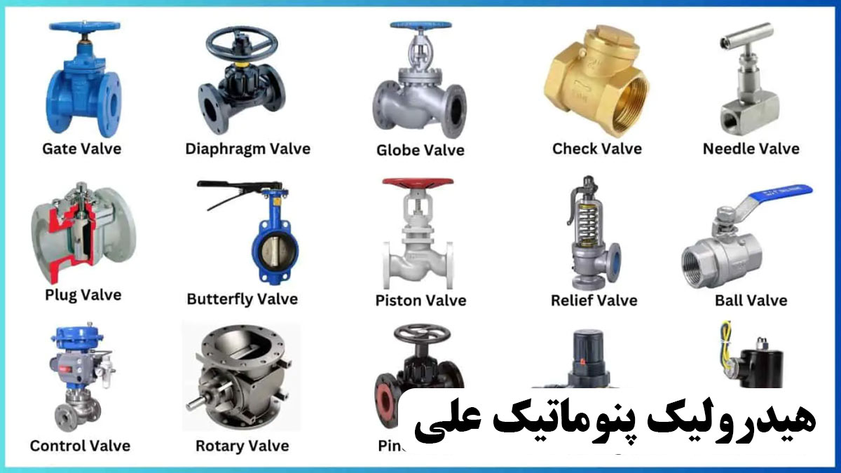 انواع ولوها برای سیستم لوله‌کشی
